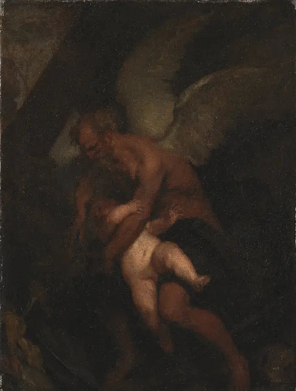 Couper le temps avec les ailes de Cupidon - Antoine van Dyck - Alpha Reproduction