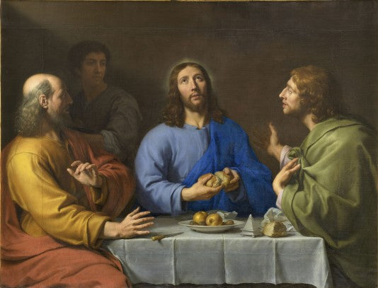 Les pèlerins d'Emmaüs - Philippe de Champaigne