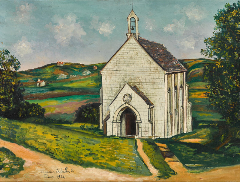 Chapelle Notre-Dame-du-Verger aux environs de Cancale (1922) - Maurice Utrillo