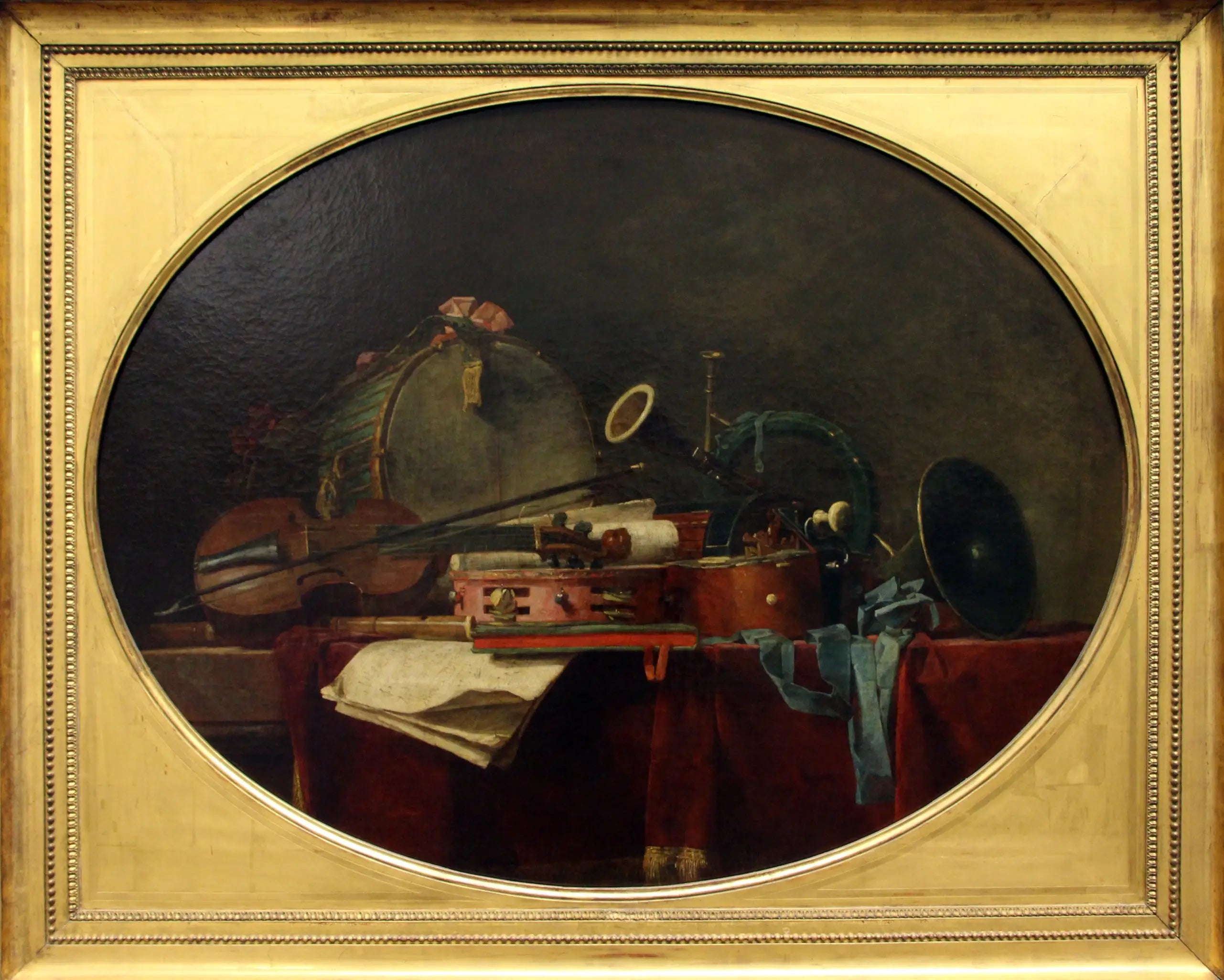 Les Instruments de la musique civile - Jean Siméon Chardin - Alpha Reproduction