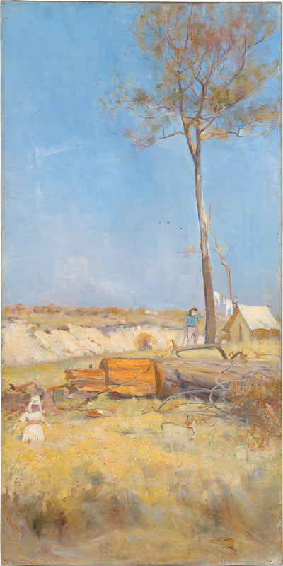 Sous le soleil du sud (Camp du bûcheron) - Charles Conder - Alpha Reproduction