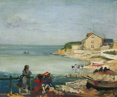 Scène de plage Swanage Dorset - Charles Conder - Alpha Reproduction