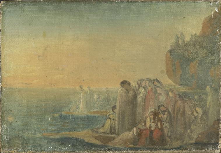 Les Troyennes pleurant la perte d'Anchise - Théodore Chassériau