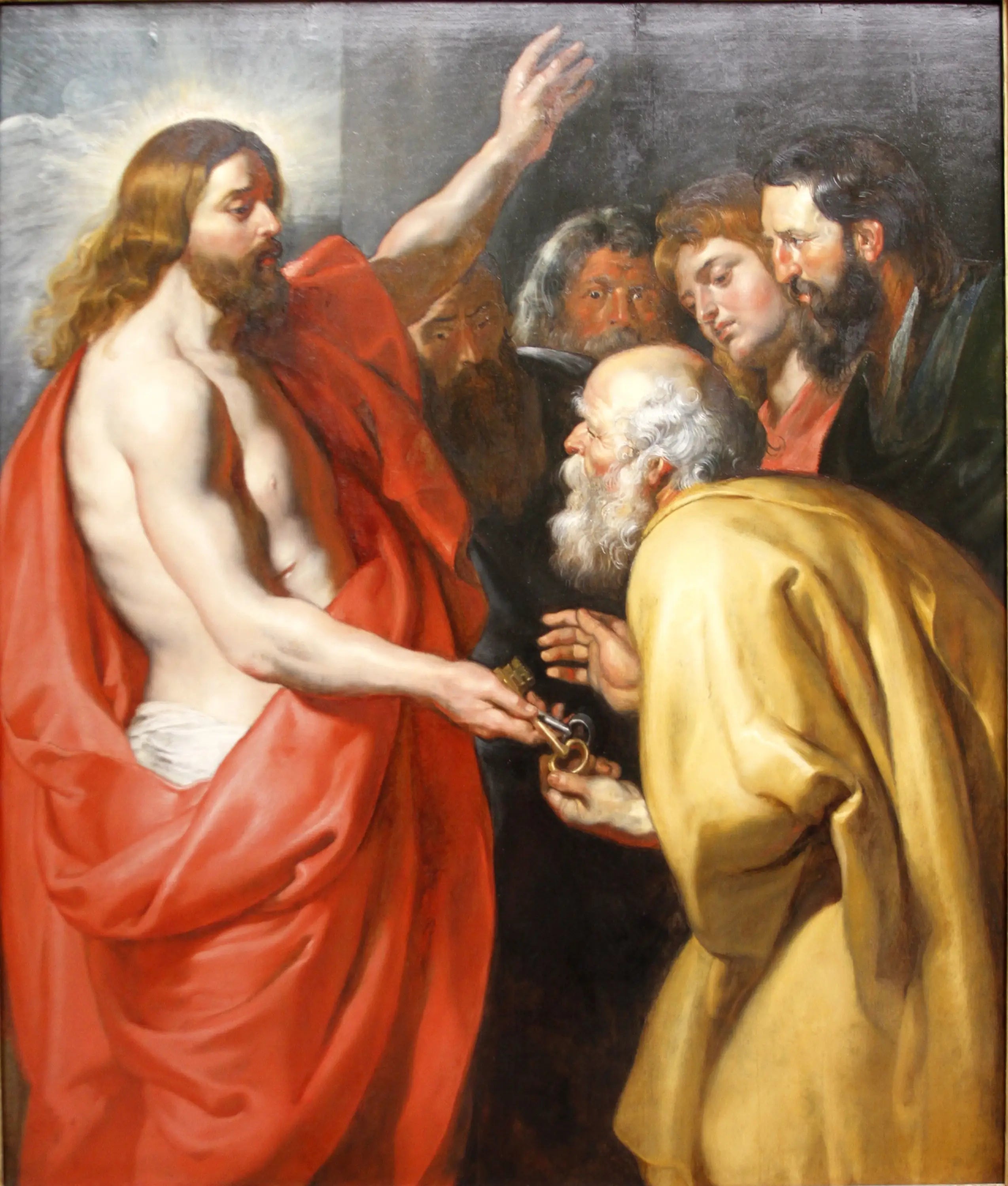 Le Christ donnant les clés à saint Pierre - Peter Paul Rubens - Alpha Reproduction
