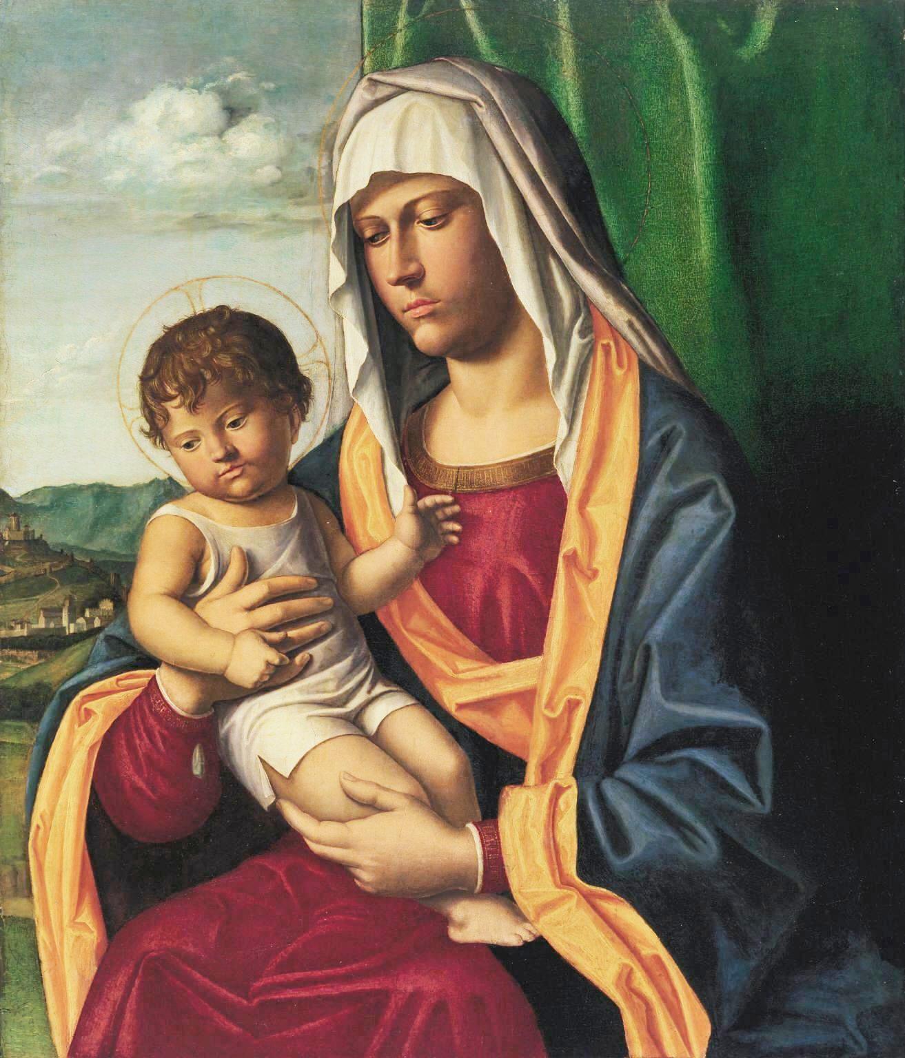Vierge à l'Enfant. - Cima da Conegliano