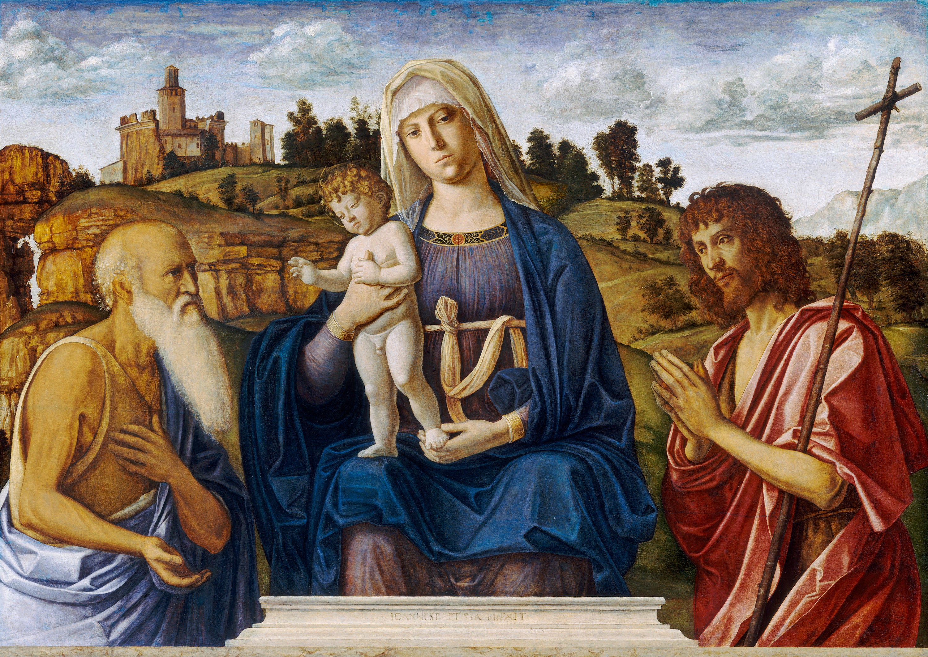 La Vierge à l'Enfant, saint Jérôme et saint Jean-Baptiste - Cima da Conegliano