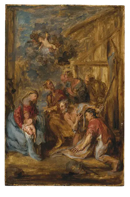 L’adoration des bergers après 1630 - Antoine van Dyck - Alpha Reproduction