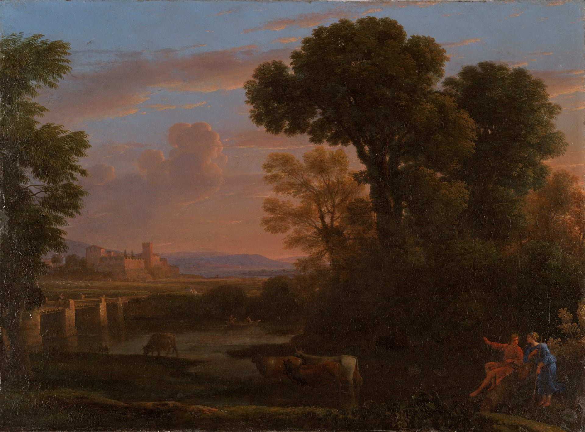 Paysage pastoral - Claude Lorrain