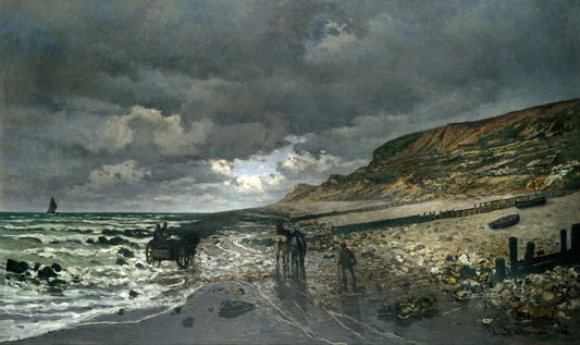 🌫️ קצה לה הב בשפל קלוד מונה (1865)