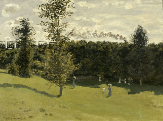 Reproduction du tableau « Train dans la campagne - Claude Monet » par Alpha Reproduction en peinture à l’huile