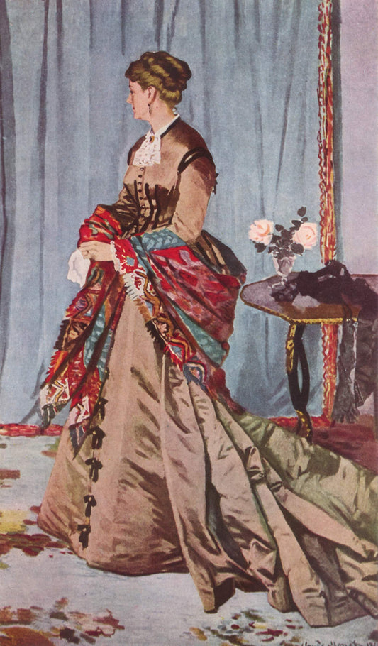 Reproduction du tableau « Madame Louis Joachim Gaudibert - Claude Monet » par Alpha Reproduction en peinture à l’huile