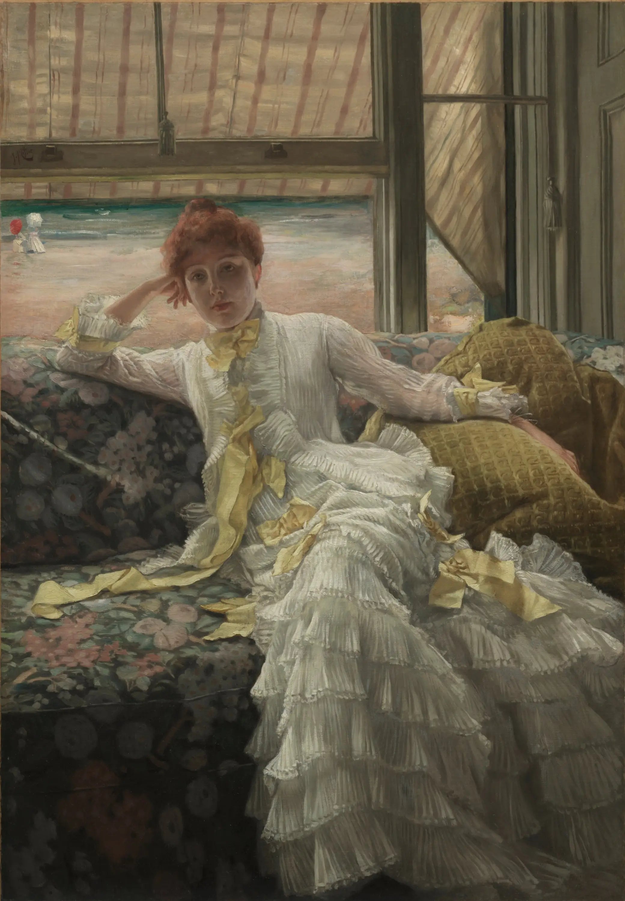 Bord de mer (juillet: échantillon d’un portrait) - James Tissot - Alpha Reproduction