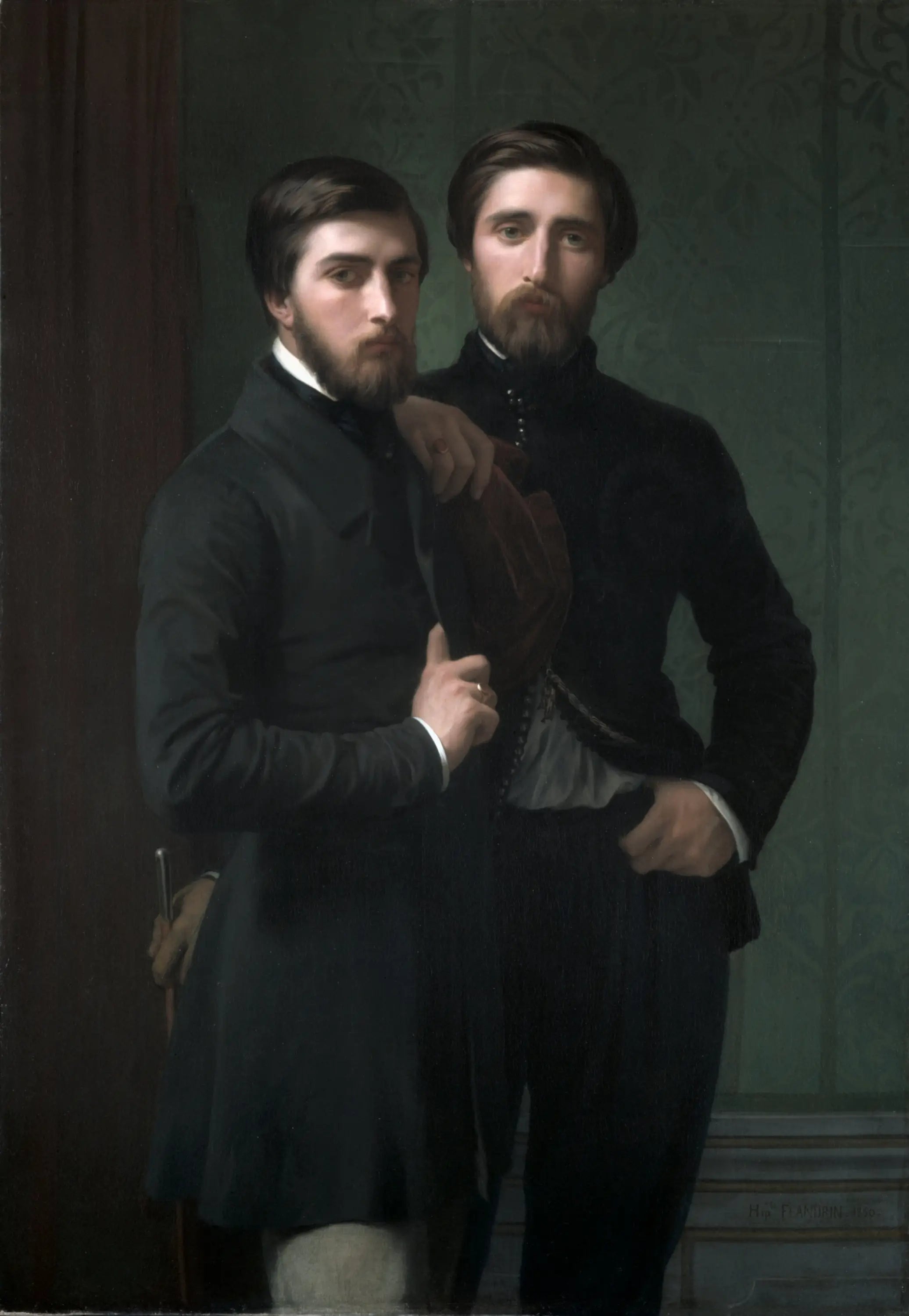 René-Charles Dassy et son frère Jean-Baptiste-Claude-Amédé Dassy - Hippolyte Flandrin - Alpha Reproduction