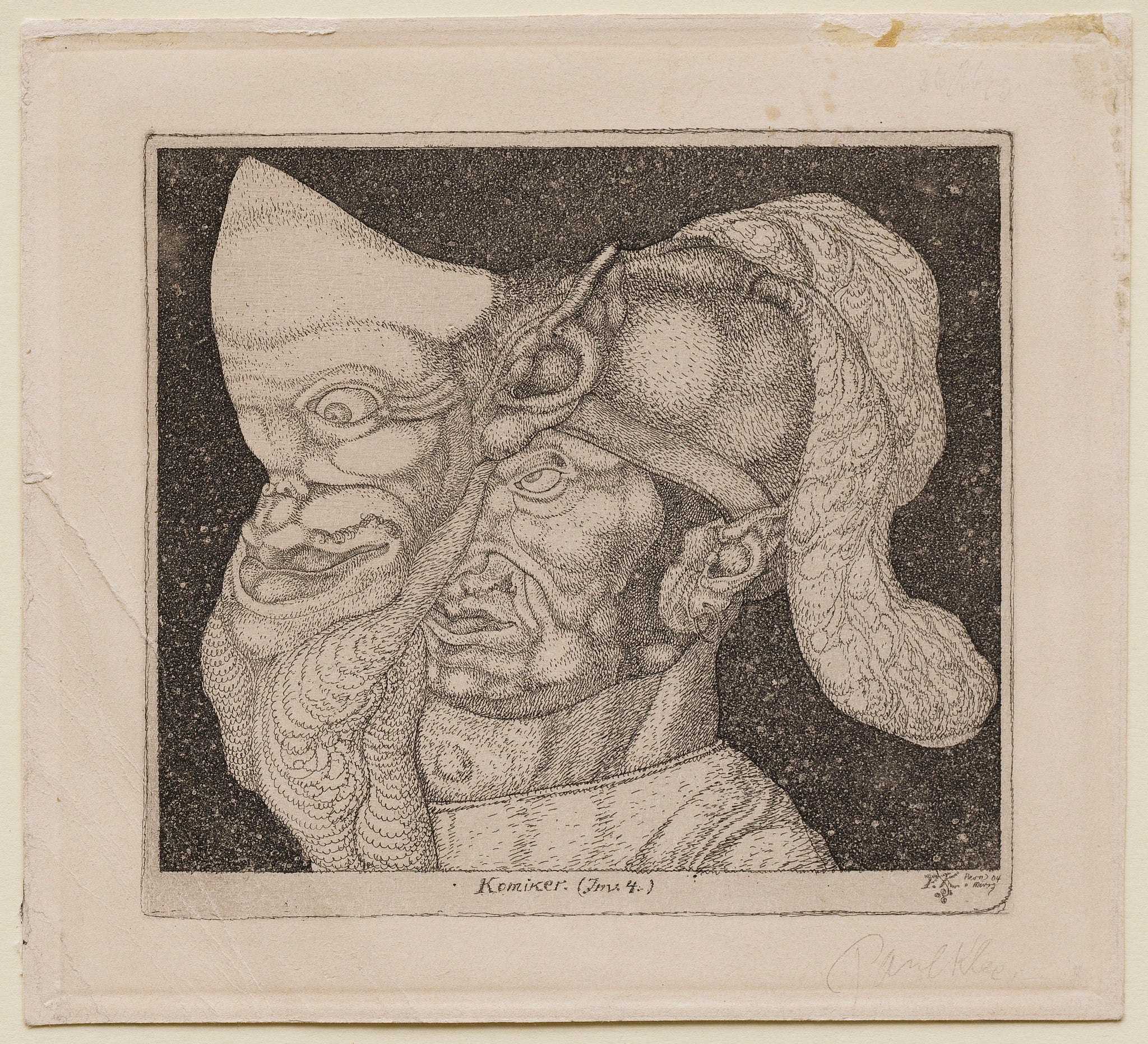 Comédien (Invention 4) — Paul Klee
