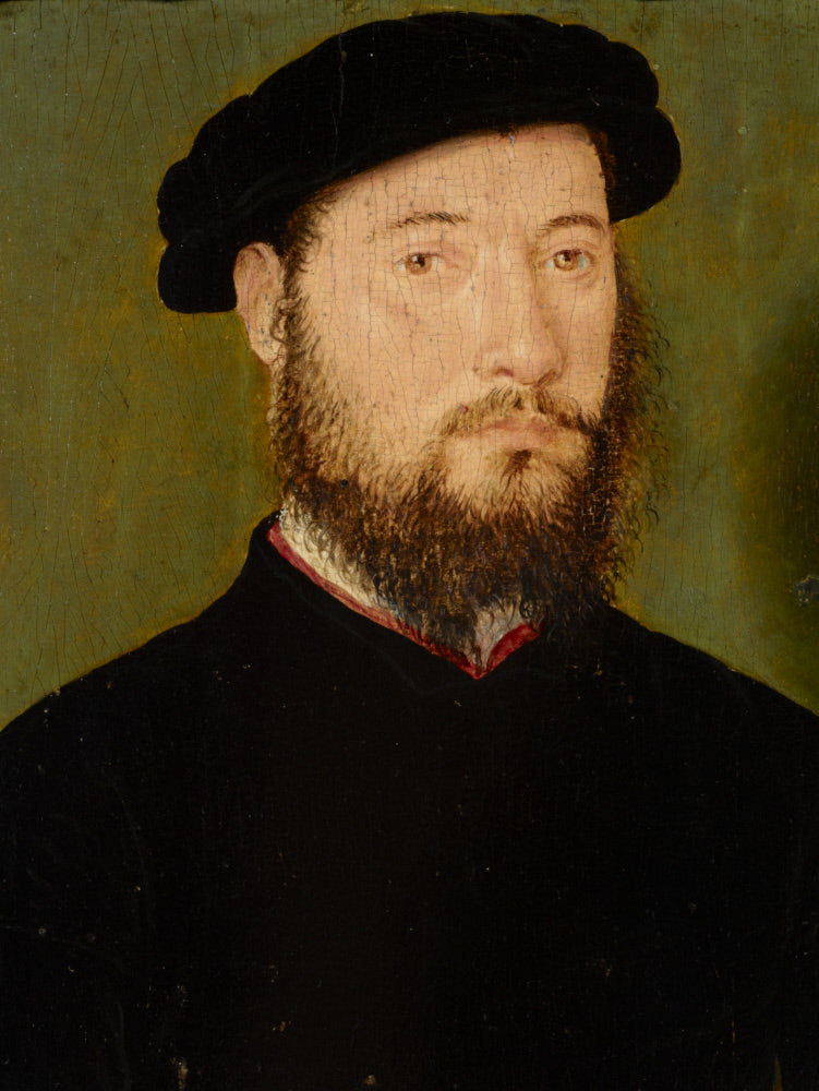 Un homme inconnu avec un col rouge - Corneille de Lyon