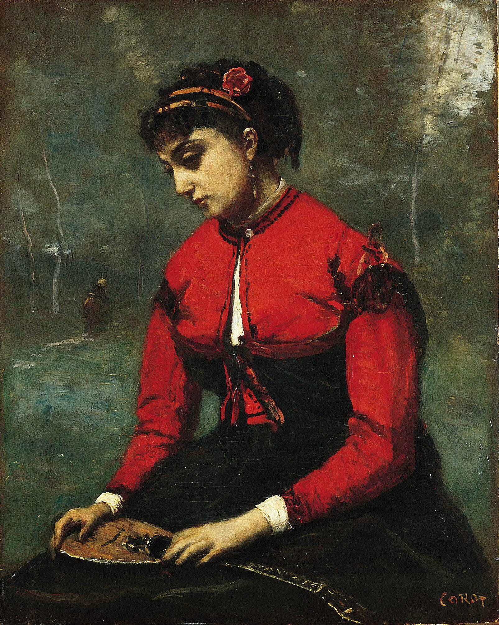 La Cigale - Jean-Baptiste Camille Corot