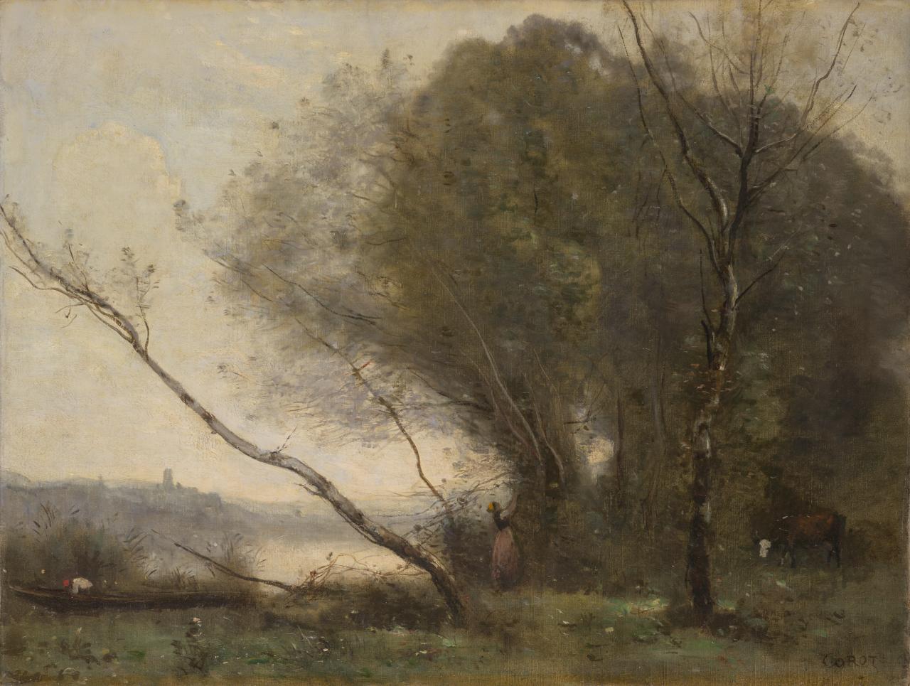 L'arbre courbé - Jean-Baptiste Camille Corot