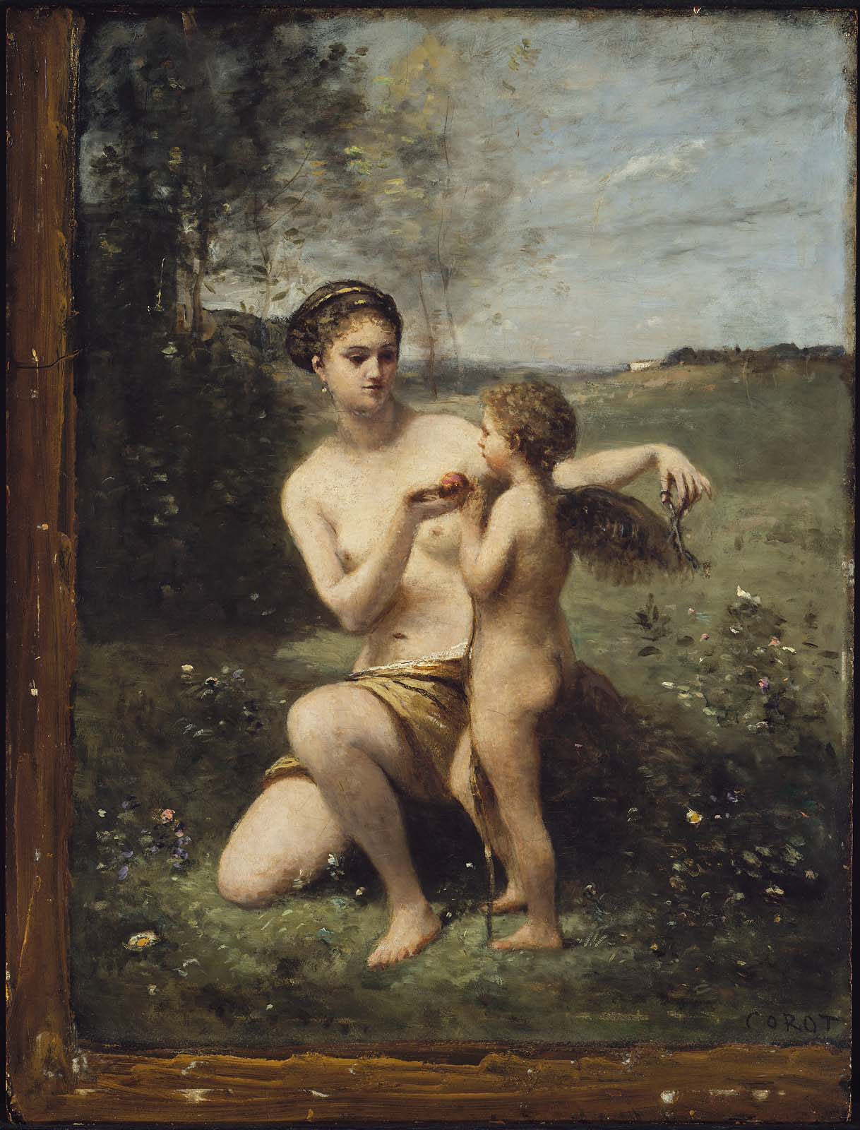 Vénus coupant les ailes de Cupidon - Jean-Baptiste Camille Corot
