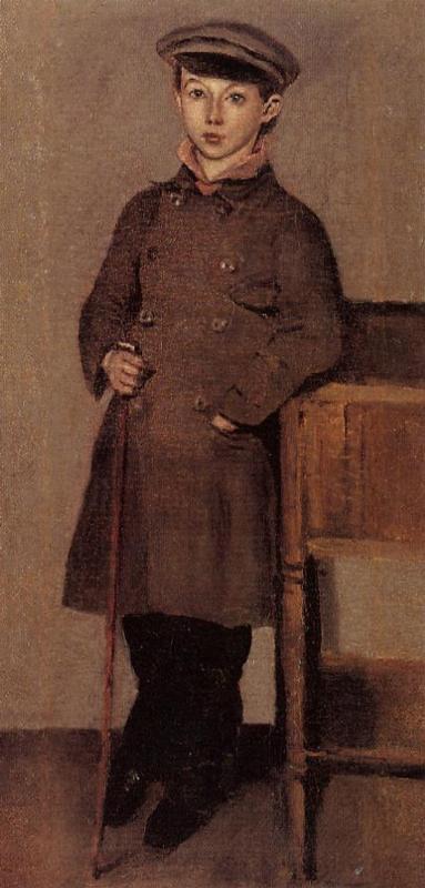 Jeune garçon de la famille Corot - Jean-Baptiste Camille Corot
