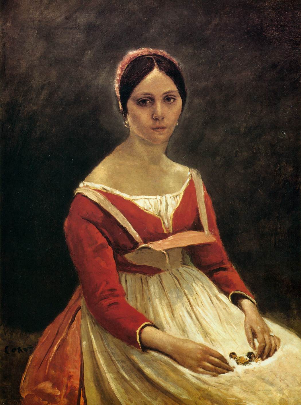 Madame Legois - Jean-Baptiste Camille Corot