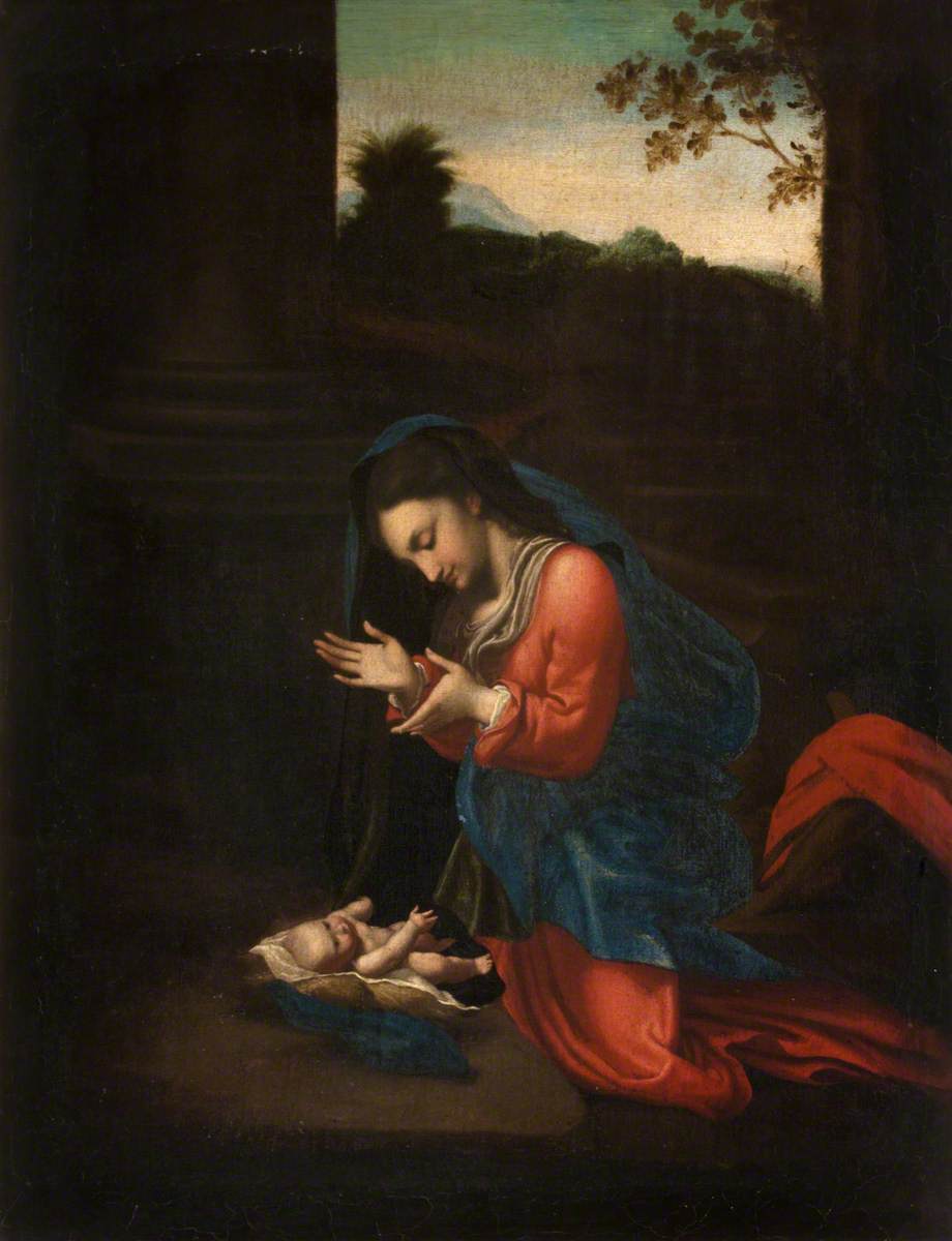 L'Adoration de la Vierge - Antonio da Correggio