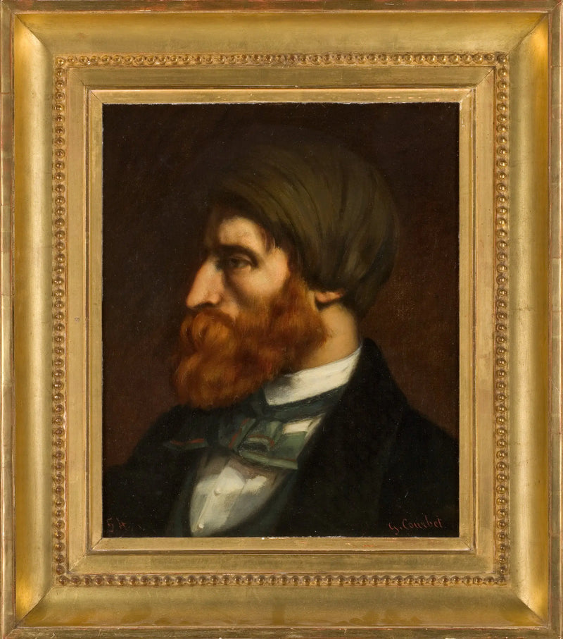 פורטרט של בריוס בפרופיל, 1854 - גוסטב קורבה