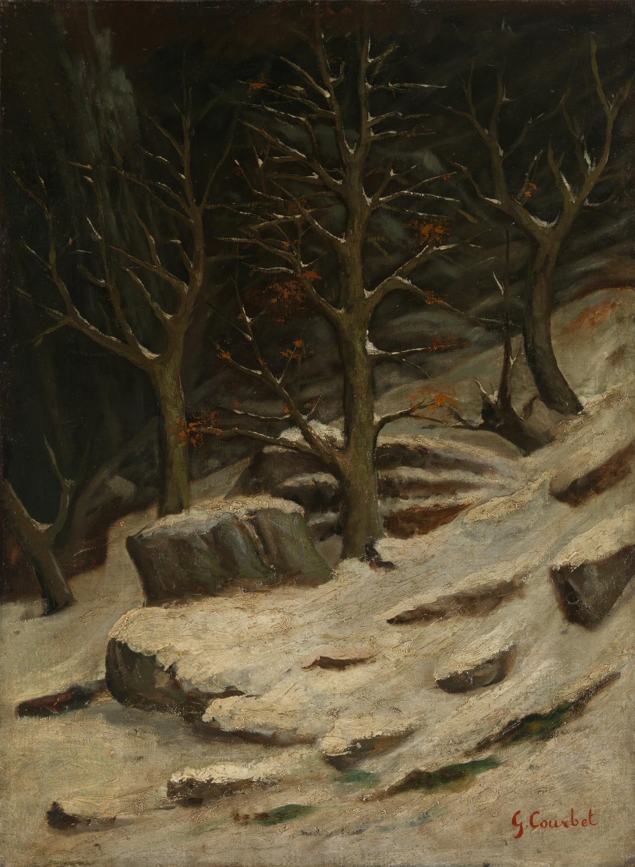 Hiver - Gustave Courbet