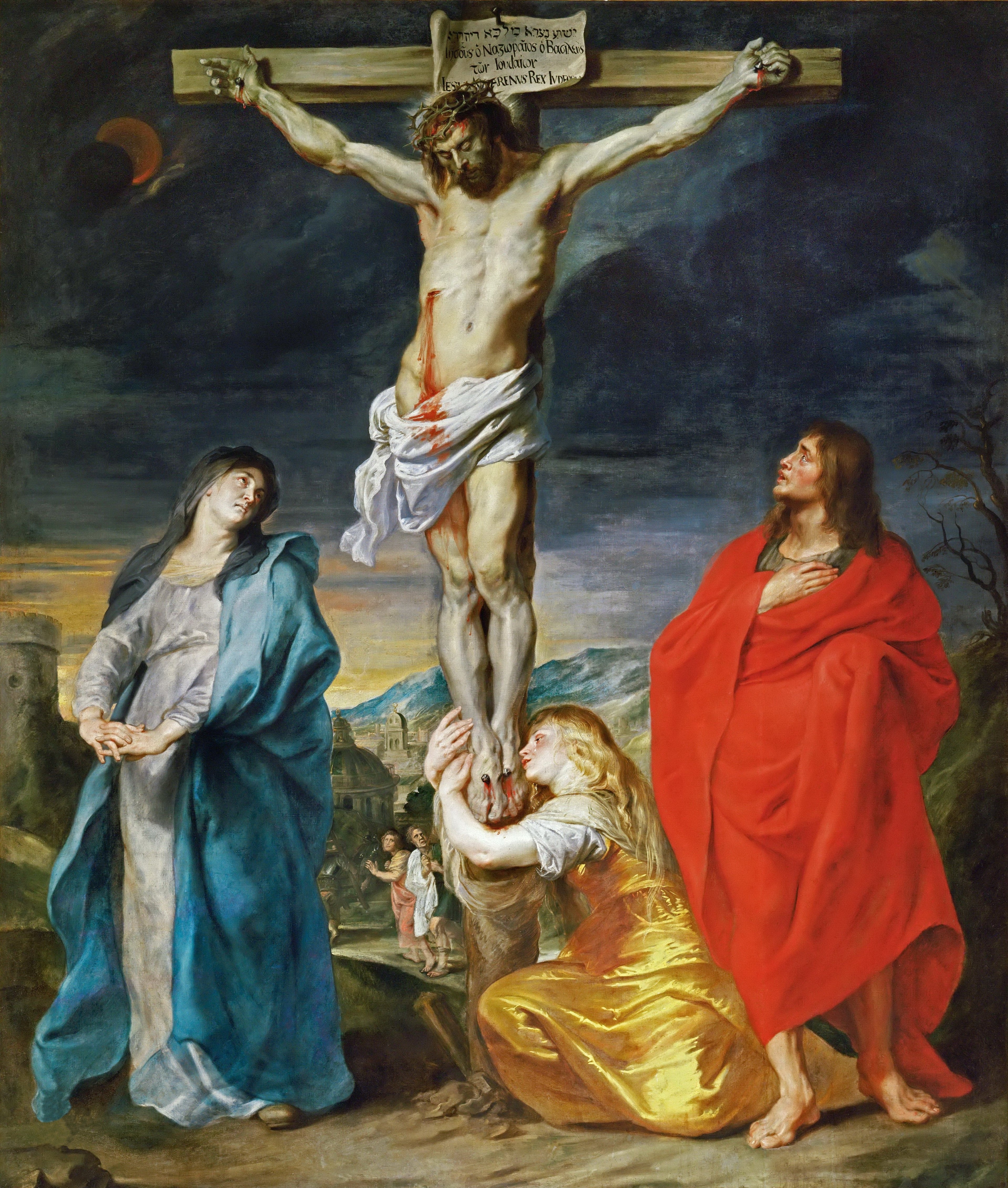 Le Christ en croix, la Vierge, saint Jean et sainte Madeleine - Antoine van Dyck