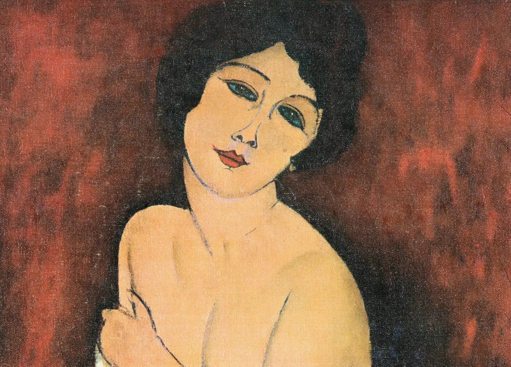 Reproduction du tableau « Q105080934 - Amedeo Modigliani » par Alpha Reproduction en peinture à l’huile