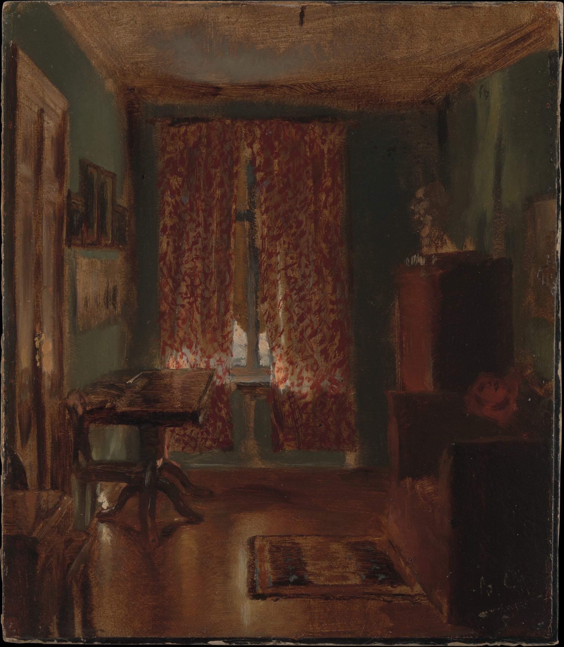 Le Salon de l’artiste dans la Ritterstrasse, Adolph Menzel — reproduction de peinture à l’huile