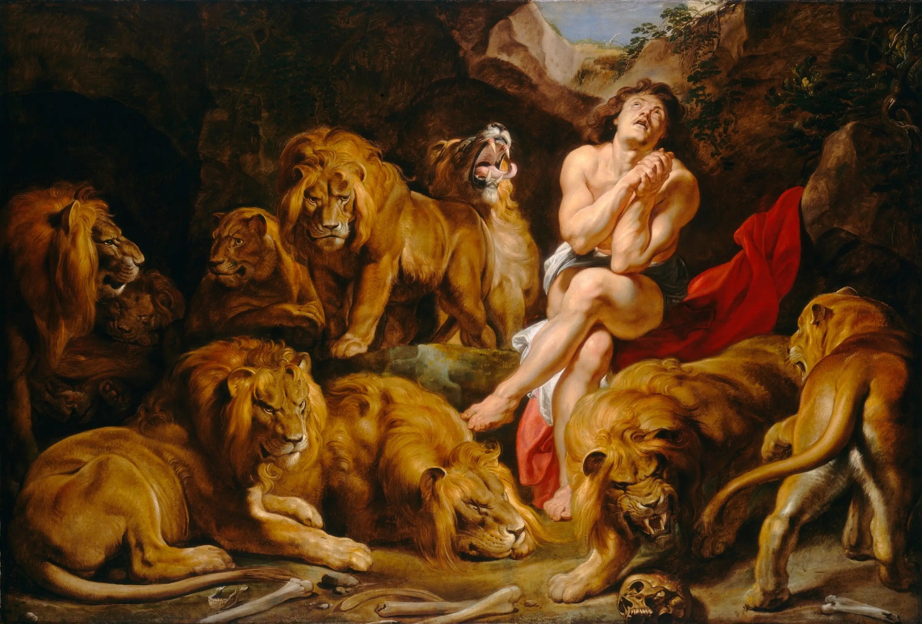 Daniel dans la fosse aux lions - Peter Paul Rubens - Alpha Reproduction