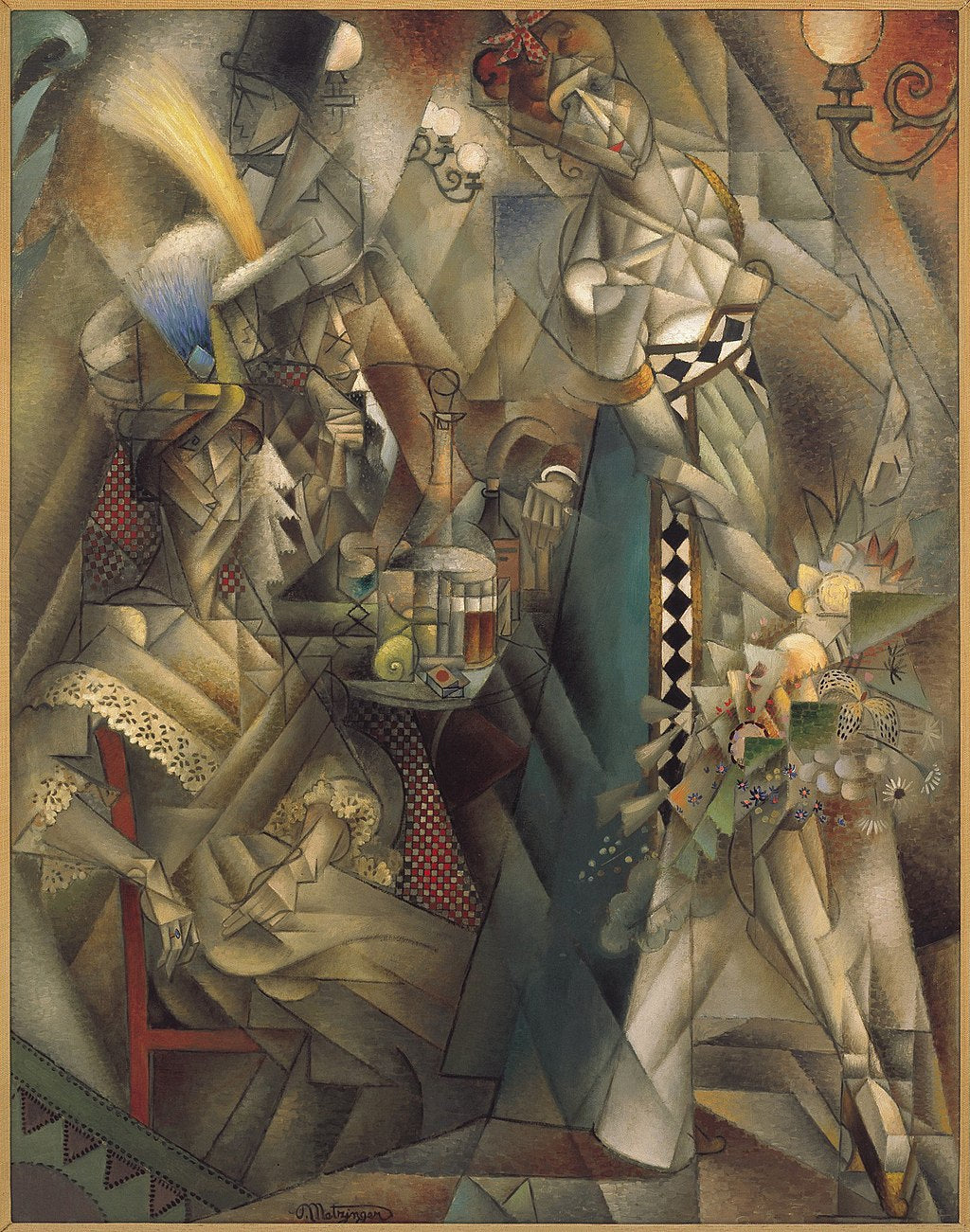 רקדנית בבית הקפה – Jean Metzinger