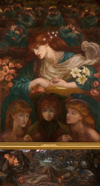 La Damoiselle élue - Dante Gabriel Rossetti - Alpha Reproduction