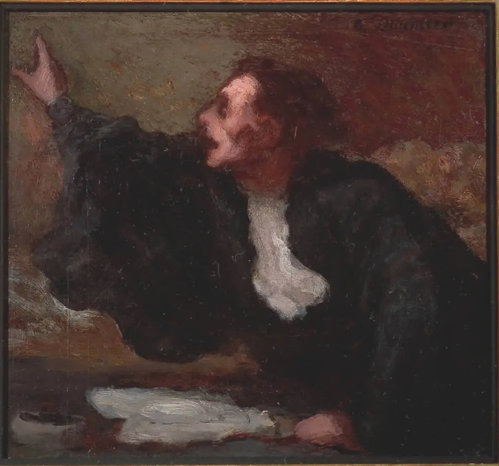 Avocat plaidant - Honoré Daumier - Alpha Reproduction
