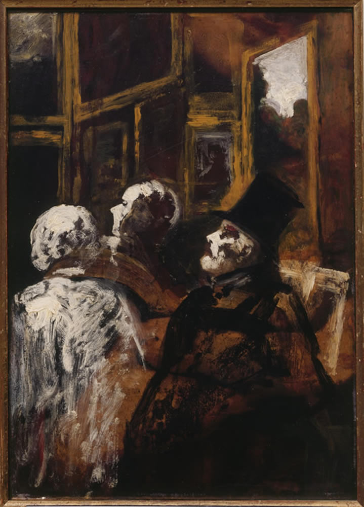 Les Amateurs de Tableaux - Honoré Daumier