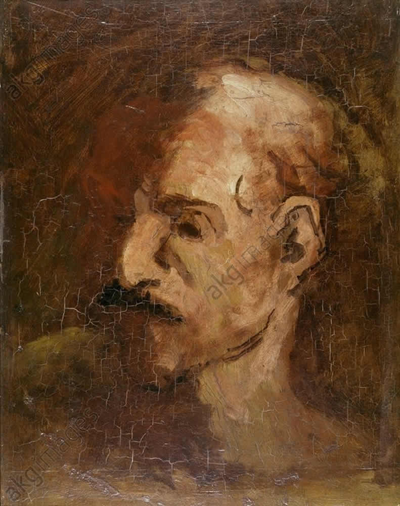 Tête de Don Quichotte - Honoré Daumier