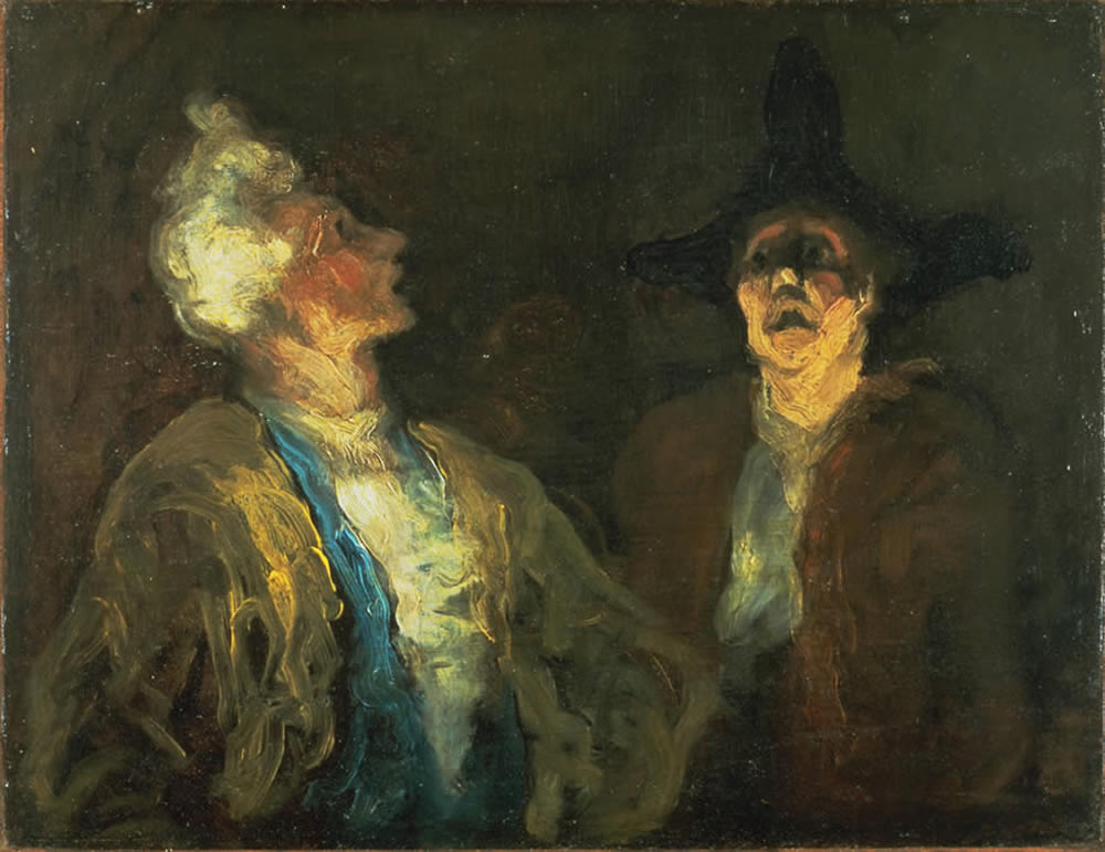 Deux Acteurs (Scène de comédie) - Honoré Daumier