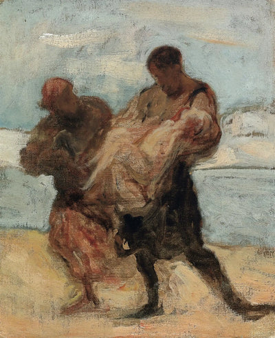 Le sauvetage - Honoré Daumier - Alpha Reproduction