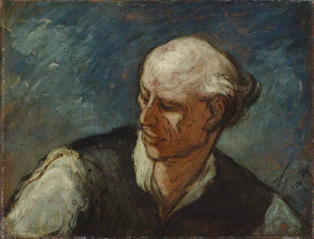 Tête d'homme - Honoré Daumier