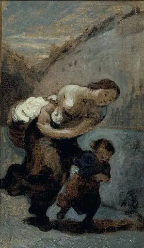Le Fardeau - Honoré Daumier - Alpha Reproduction