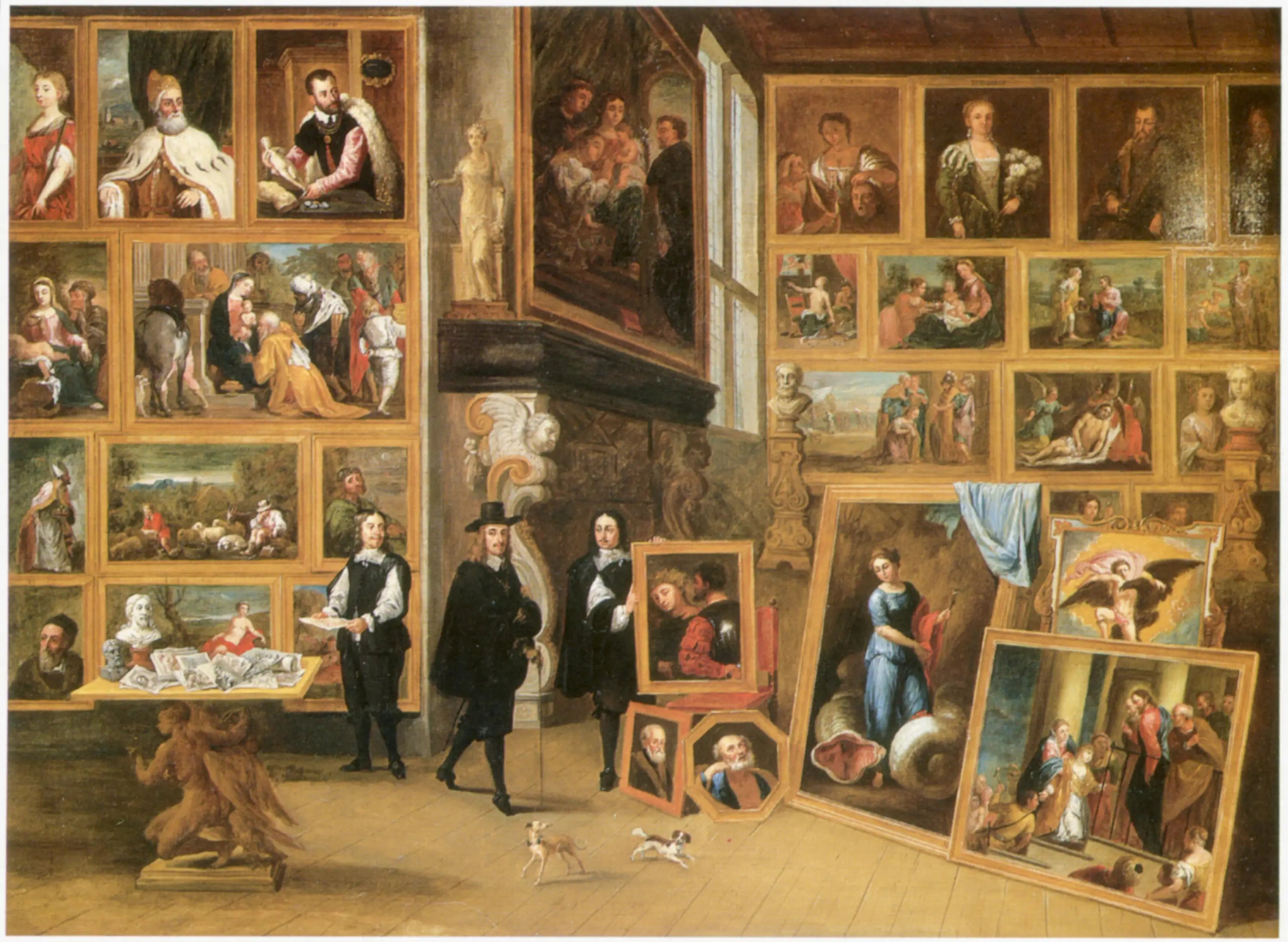L’Archiduc Léopold-Guillaume dans sa galerie à Bruxelles - David Teniers le Jeune - Alpha Reproduction