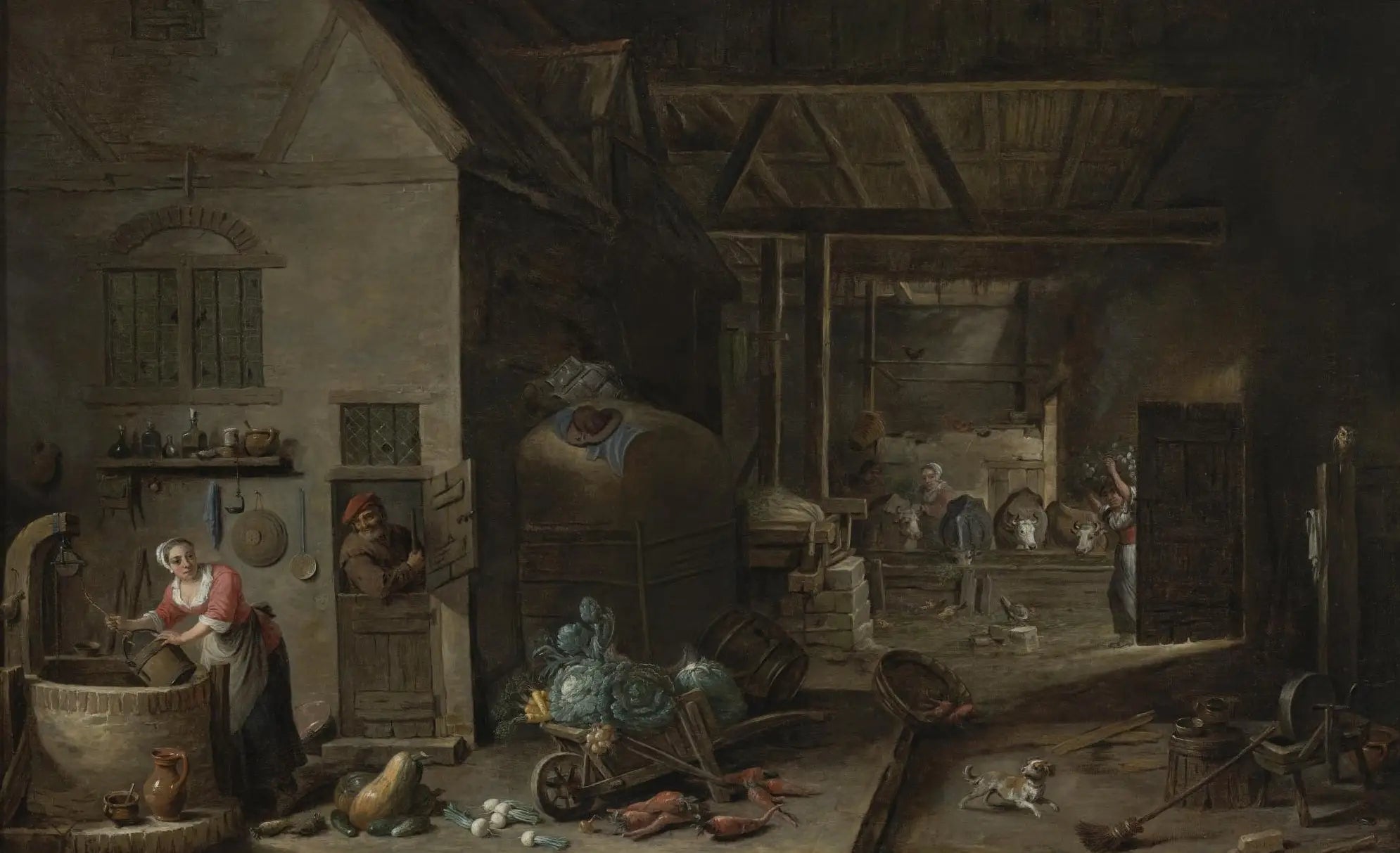 La Ménagere Flamande - David Teniers le Jeune - Alpha Reproduction