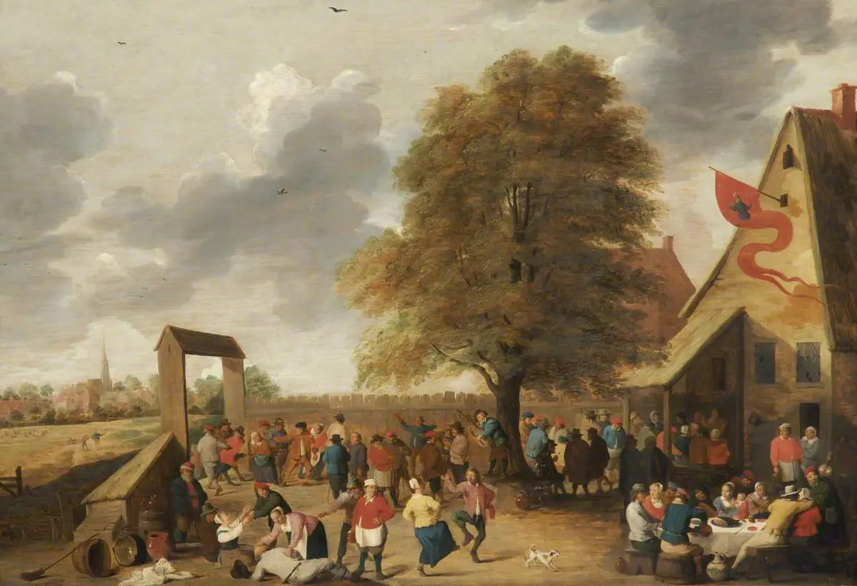 Une fête de village - David Teniers le Jeune - Alpha Reproduction