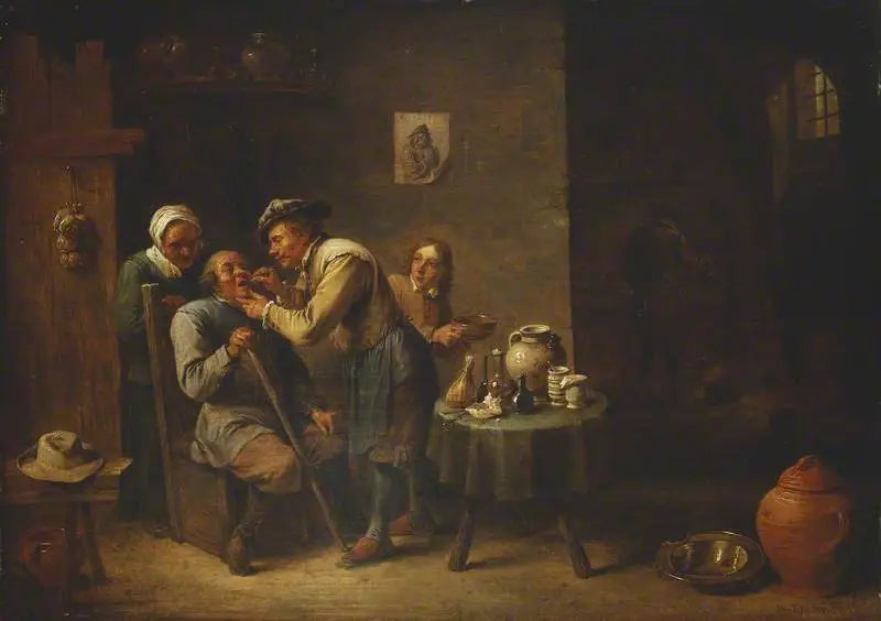 Le dentiste - David Teniers le Jeune - Alpha Reproduction