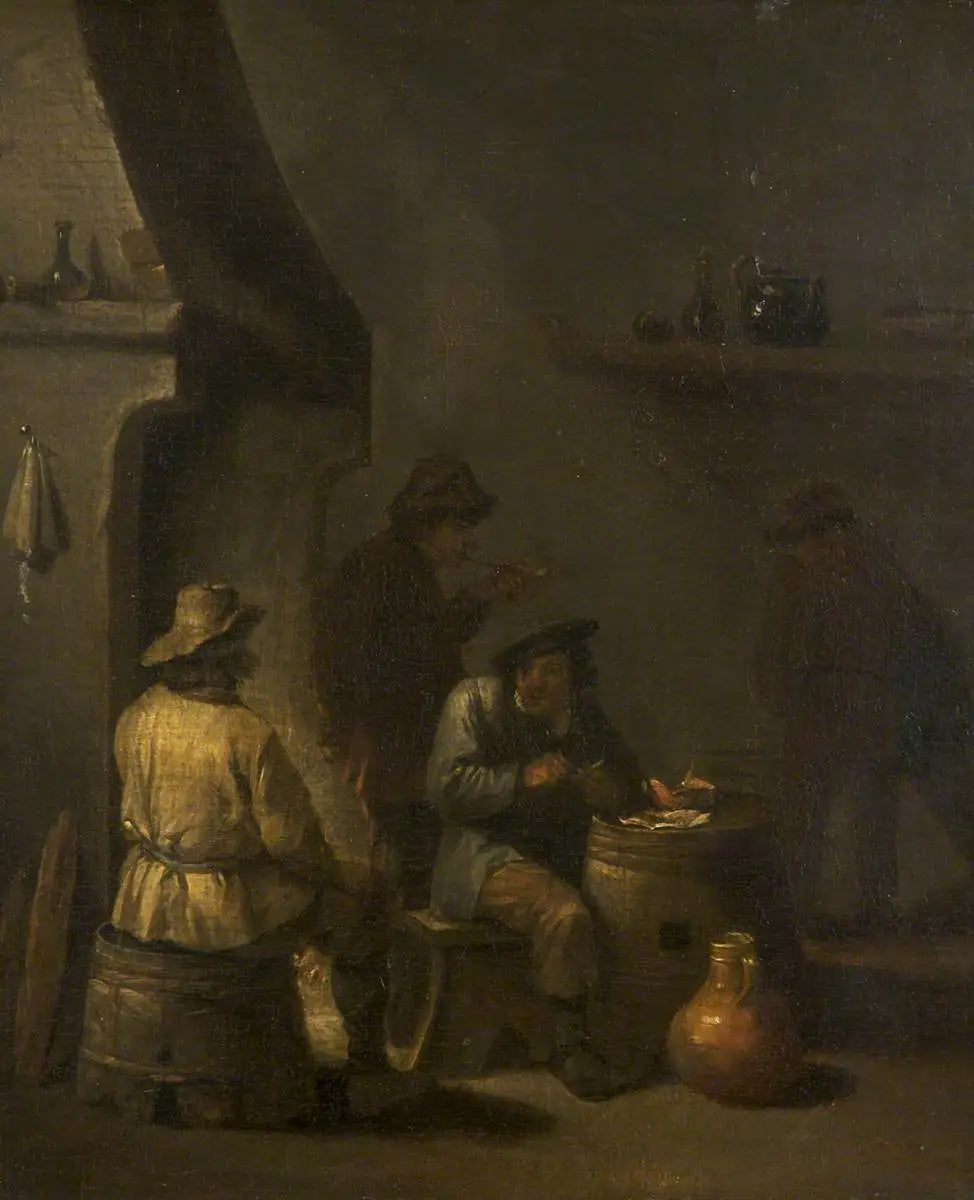 Intérieur - David Teniers le Jeune - Alpha Reproduction
