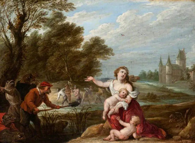 Latone et les paysans lyciens - David Teniers le Jeune - Alpha Reproduction