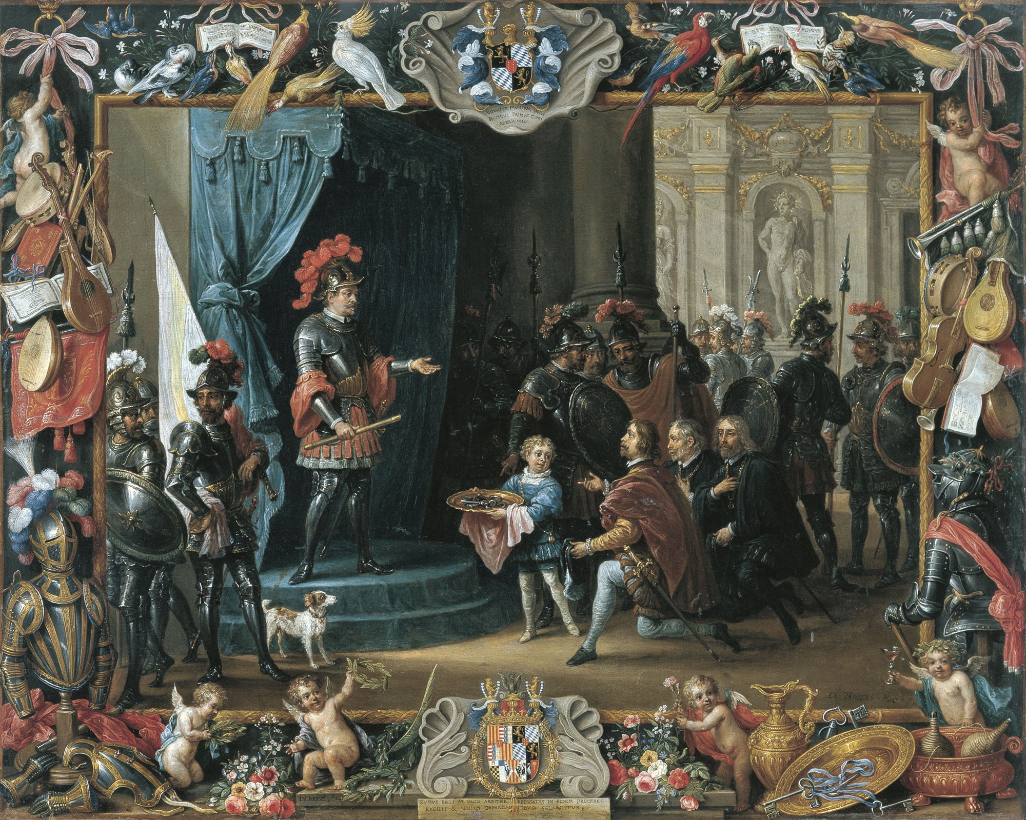 La soumission des rebelles siciliens à Antonio de Moncada en 1411 - David Teniers le Jeune