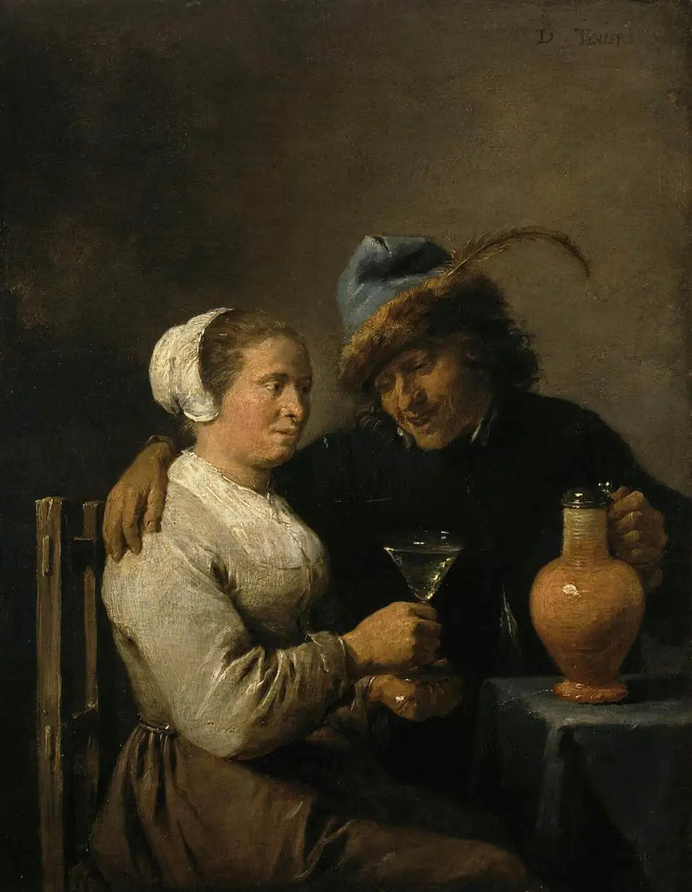 Scène de taverne - David Teniers le Jeune - Alpha Reproduction