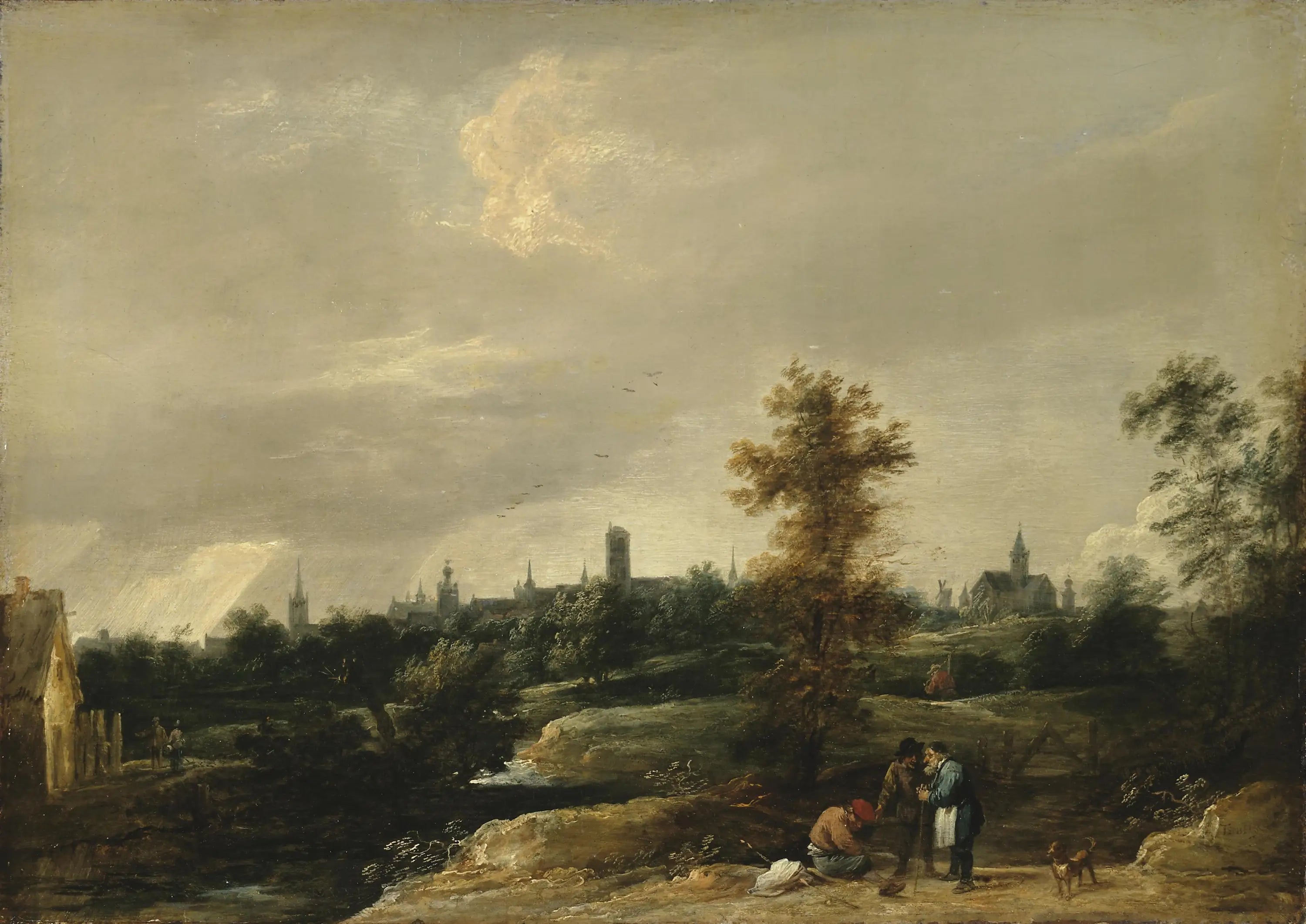 Vue des environs de Bruxelles - David Teniers le Jeune - Alpha Reproduction