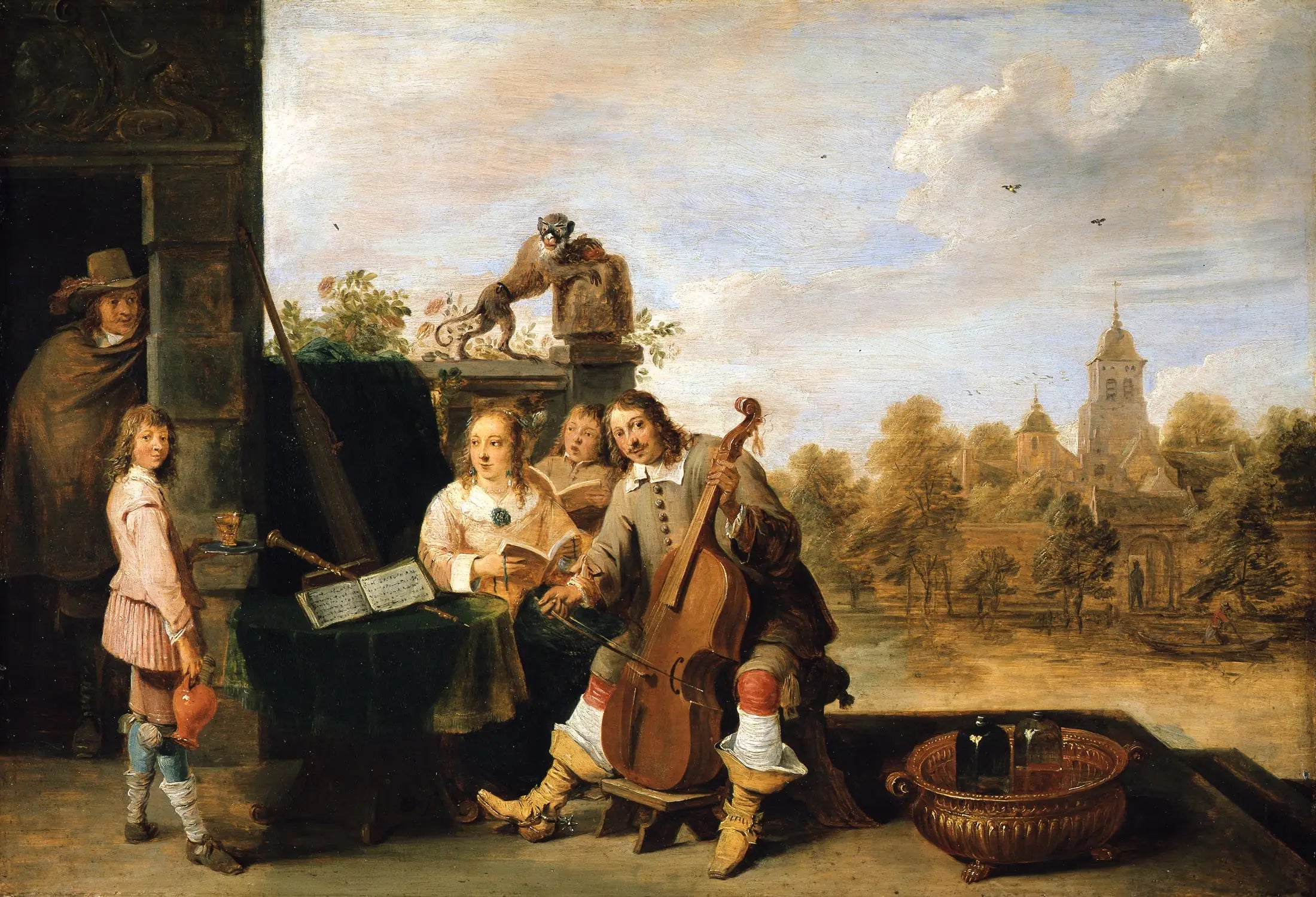 L’artiste et sa famille - David Teniers le Jeune - Alpha Reproduction